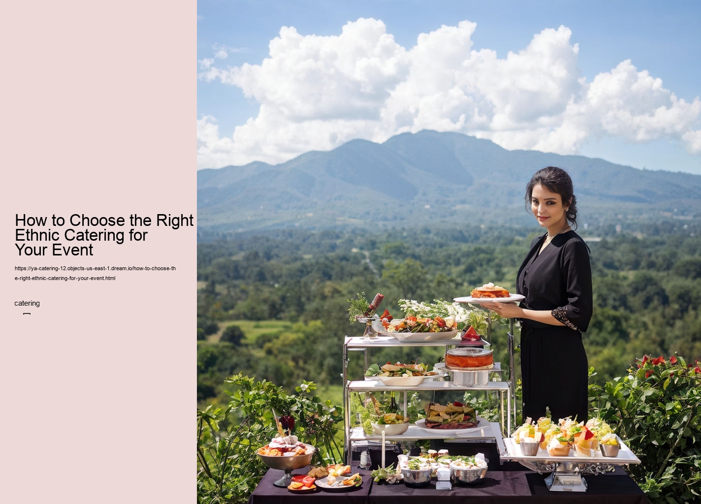 How to Choose the Right Ethnic Catering for Your Event