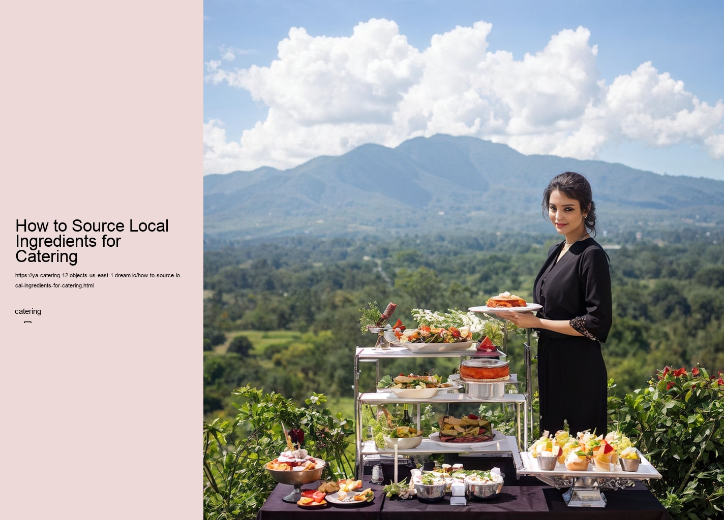 How to Source Local Ingredients for Catering